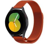 Strap-it Bracelet Milanais - compatible pour Samsung Galaxy Watch 5 - 40mm (orange) G