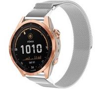 Strap-it Bracelet Milanais - compatible pour Samsung Galaxy WatchFenix 7s (argent) G