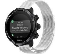Strap-it Bracelet milanais - compatible pour Suunto 9 (Baro) (argent) G