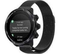 Strap-it Bracelet milanais - compatible pour Suunto 9 (Baro) (noir) G