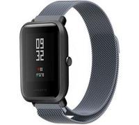 Strap-it Bracelet milanais - compatible pour Xiaomi - compatible pour Amazfit Bip (gris sidéral) G