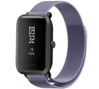 Strap-it Bracelet milanais - compatible pour Xiaomi - compatible pour Amazfit Bip (violet clair) G