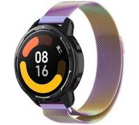 Strap-it Bracelet milanais - compatible pour Xiaomi Watch S1 (arc-en-ciel) G