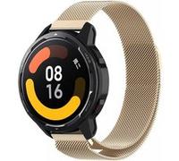Strap-it Bracelet milanais - compatible pour Xiaomi Watch S1 (Champagne) G