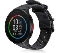 Strap-it Bracelet nylon boucle - compatible pour Polar Pacer (noir) G