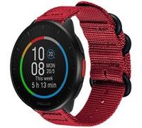 Strap-it Bracelet nylon boucle - compatible pour Polar Pacer (rouge) G