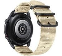Strap-it Bracelet nylon boucle - compatible pour Samsung Galaxy Watch 4 Classic 46mm (kaki) G