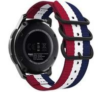 Strap-it Bracelet nylon boucle - compatible pour Samsung Galaxy Watch Active (3 couleurs) G