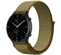 Strap-it Bracelet nylon - compatible pour Amazfit GTR 2 (olive) G
