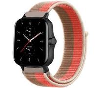 Strap-it Bracelet nylon - compatible pour Amazfit GTS 2 (rose pomelo) G