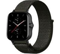 Strap-it Bracelet nylon - compatible pour Amazfit GTS 2 (vert foncé) G