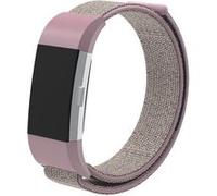 Strap-it Bracelet nylon - compatible pour Fitbit Charge 2 (rose sable) G