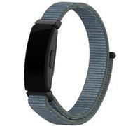Strap-it Bracelet nylon - compatible pour Fitbit Inspire (vert-gris) G