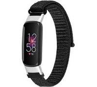 Strap-it Bracelet nylon - compatible pour Fitbit Luxe (noir) G