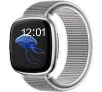 Strap-it Bracelet nylon - compatible pour Fitbit Versa 3 (coquillage) G