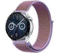 Strap-it Bracelet nylon - compatible pour Huawei Watch GT 3 46mm (lilas) G