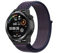 Strap-it Bracelet nylon - compatible pour Huawei Watch GT Runner (violet-bleu) G