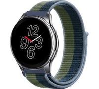 Strap-It Bracelet nylon - compatible pour Oneplus Watch (vert mousse) G