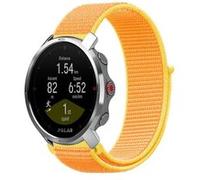 Strap-it Bracelet nylon - compatible pour Polar Grit X (jaune clair) G