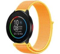 Strap-it Bracelet nylon - compatible pour Polar Pacer (jaune clair) G