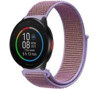 Strap-it Bracelet nylon - compatible pour Polar Pacer (lilas) G