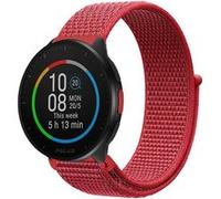 Strap-it Bracelet nylon - compatible pour Polar Pacer (rouge) G