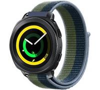 Strap-it Bracelet nylon - compatible pour Samsung Gear Sport (vert mousse) G