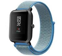Strap-it Bracelet nylon - compatible pour Xiaomi - compatible pour Amazfit Bip (bleu) G