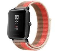 Strap-it Bracelet nylon - compatible pour Xiaomi - compatible pour Amazfit Bip (rose pomelo) G