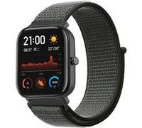 Strap-it Bracelet nylon - compatible pour Xiaomi - compatible pour Amazfit GTS (vert) G