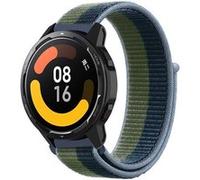 Strap-it Bracelet nylon - compatible pour Xiaomi Watch S1 (vert mousse) G