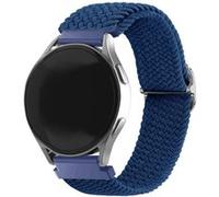 Strap-it Bracelet nylon tissé - compatible pour Samsung Galaxy Watch 6 Classic 43mm (bleu) G