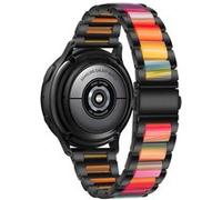 Strap-it Bracelet résine acier - compatible pour Polar Ignite 3 (noir/coloré) G