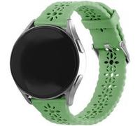 Strap-it Bracelet silicone à motifs - compatible pour Samsung Galaxy Watch 4 Classic 46mm (vert) G