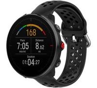 Strap-it Bracelet silicone avec trous - compatible pour Polar Vantage M (noir) G