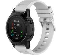 Strap-It Bracelet silicone brillant - compatible pour Samsung Galaxy WatchFenix 5s/6s (blanc) G