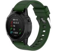 Strap-It Bracelet silicone brillant - compatible pour Samsung Galaxy WatchFenix 5s/6s (vert armée) G