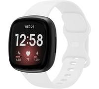 Strap-it Bracelet silicone classique - compatible pour Fitbit Sense 2 (blanc) G