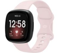 Strap-it Bracelet silicone classique - compatible pour Fitbit Versa 3 (rose clair) G