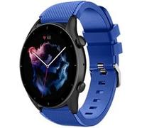 Strap-it Bracelet silicone - compatible pour Amazfit GTR 3 (Pro) (bleu) G