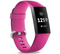 Strap-it Bracelet silicone - compatible pour Fitbit Charge 4 (rose vif) G