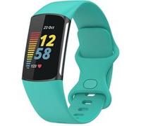 Strap-it Bracelet silicone - compatible pour Fitbit Charge 5 (aqua) G
