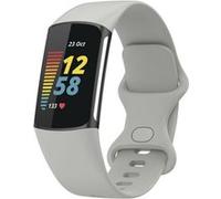 Strap-it Bracelet silicone - compatible pour Fitbit Charge 5 (gris) G
