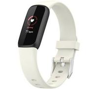 Strap-it Bracelet silicone - compatible pour Fitbit Luxe (blanc cassé) G