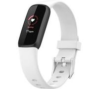 Strap-it Bracelet silicone - compatible pour Fitbit Luxe (blanc) G