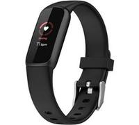 Strap-it Bracelet silicone - compatible pour Fitbit Luxe (noir) G