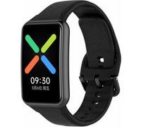 Strap-it Bracelet silicone - compatible pour Oppo Watch Free (noir) G