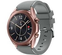 Strap-it Bracelet silicone - compatible pour Samsung Galaxy Watch 3 41mm (gris) G
