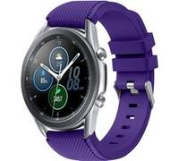 Strap-it Bracelet silicone - compatible pour Samsung Galaxy Watch 3 45mm (violet) G