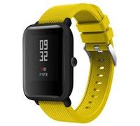 Strap-it Bracelet silicone - compatible pour Xiaomi - compatible pour Amazfit Bip (jaune) G